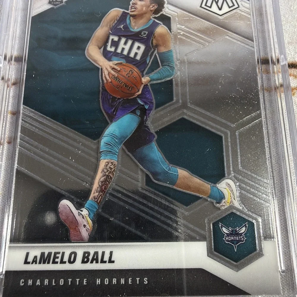 2020-21 Panini Mosaic LaMelo Ball #202 RC Rookie Card CSG 9 Mint